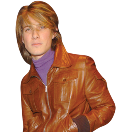 Featured image for “Taylor Hanson (Brown Jacket) Half Body Buddy Cutout”