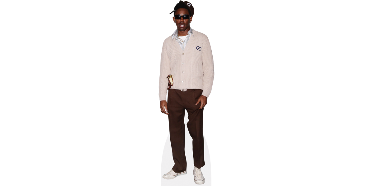 Tyler The Creator (Brown Trousers) Cardboard Cutout - Celebrity Cutouts
