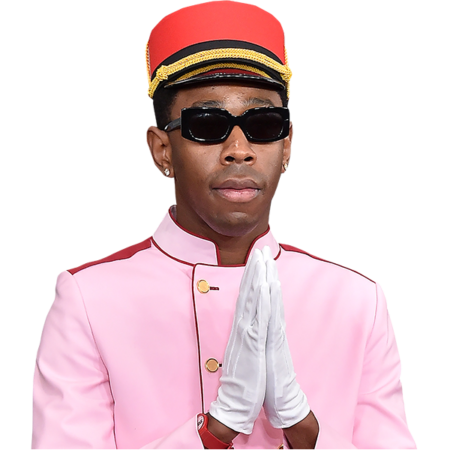 Featured image for “Tyler The Creator (Pink) Half Body Buddy Cutout”