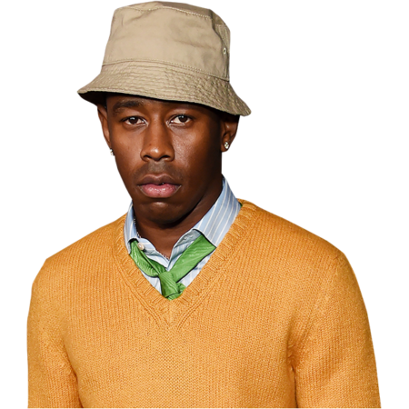 Featured image for “Tyler The Creator (Yellow Top) Half Body Buddy Cutout”