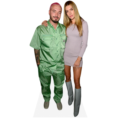 Featured image for “Valentina Ferrer And Jose Balvin (Duo 1) Mini Celebrity Cutout”