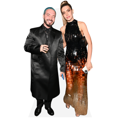 Featured image for “Valentina Ferrer And Jose Balvin (Duo 2) Mini Celebrity Cutout”