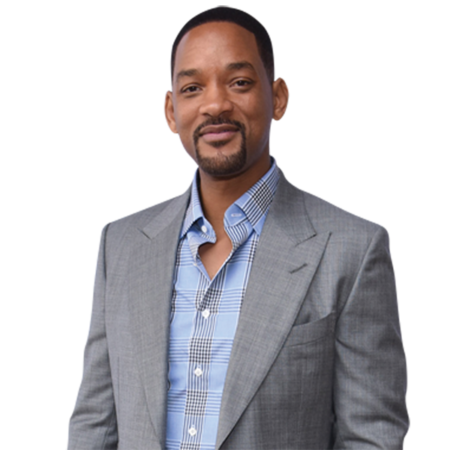 Featured image for “Will Smith (Grey Suit) Half Body Buddy Cutout”