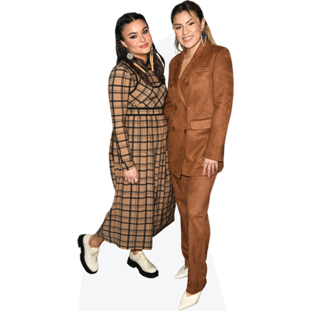 Featured image for “Devery Jacobs And Paulina Alexis (Duo 2) Mini Celebrity Cutout”