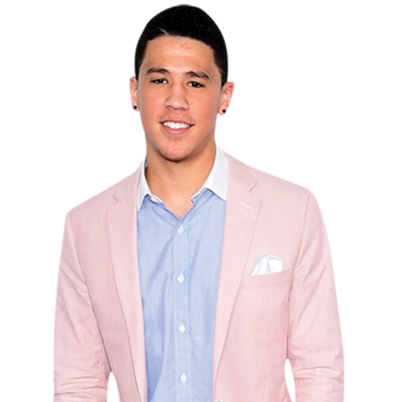 Featured image for “Devin Booker (Pink Suit) Half Body Buddy Cutout”