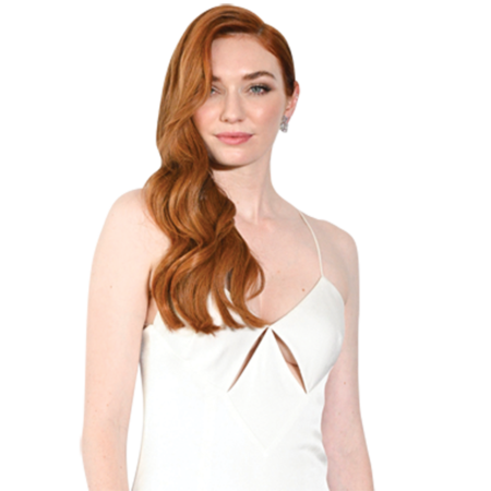 Featured image for “Eleanor Tomlinson (White Dress) Half Body Buddy Cutout”