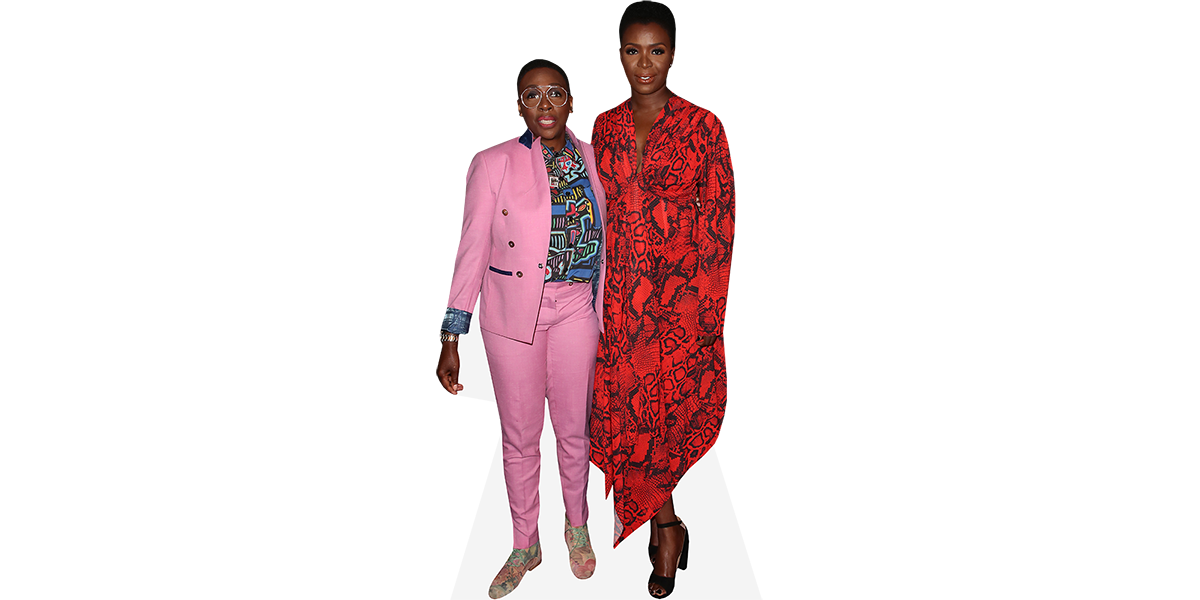 Featured image for “Gina Yashere And Folake Olowofoyeku (Duo 1) Mini Celebrity Cutout”