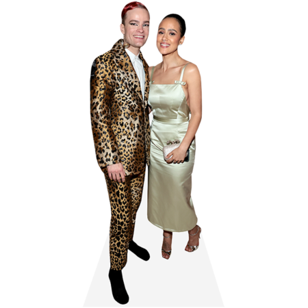 Featured image for “Jake Wesley Rogers And Nathalie Emmanuel (Duo 1) Mini Celebrity Cutout”
