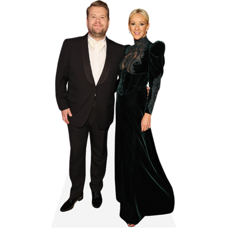 Featured image for “James Corden And Julia Carey (Duo) Mini Celebrity Cutout”