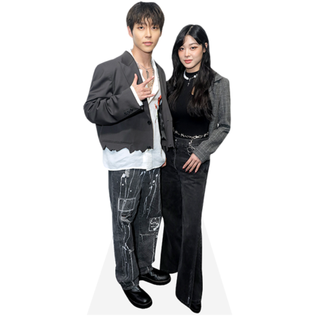Featured image for “Kim Woosung And Emily Mei (Duo 1) Mini Celebrity Cutout”