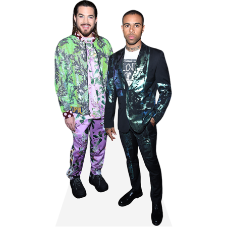 Featured image for “Adam Lambert And Vic Mensa (Duo) Mini Celebrity Cutout”