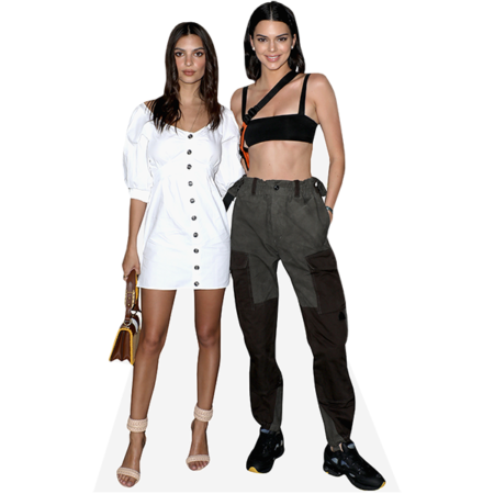 Featured image for “Emily Ratajkowski And Kendall Jenner (Duo 1) Mini Celebrity Cutout”