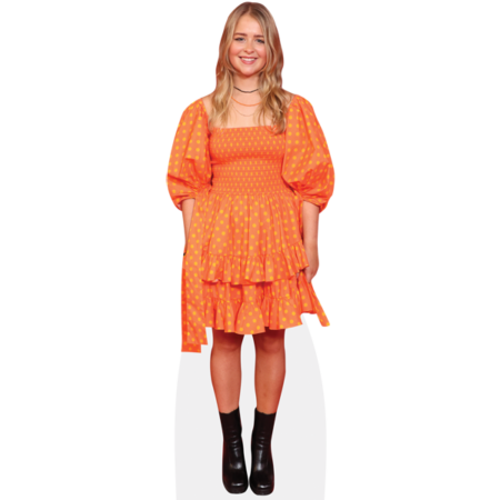 Featured image for “Isobel Steele (Orange Dress) Cardboard Cutout”