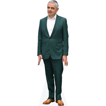 Featured image for “Rowan Atkinson (Green Suit) Cardboard Cutout”