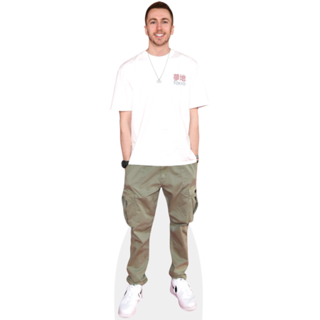 Featured image for “Simon Minter (White T-Shirt) Cardboard Cutout”