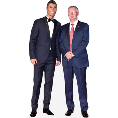 Featured image for “Cristiano Ronaldo And Sir Alex Ferguson (Duo) Mini Celebrity Cutout”