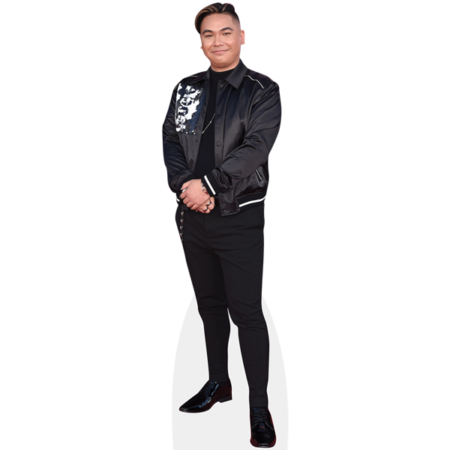 Featured image for “Topher Ngo (Black Outfit) Cardboard Cutout”