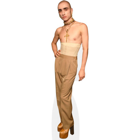 Featured image for “Andy Bradin (Corset) Cardboard Cutout”