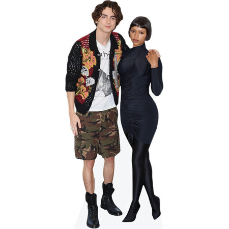 Featured image for “Taylor Russell And Timothee Chalamet (Duo 2) Mini Celebrity Cutout”