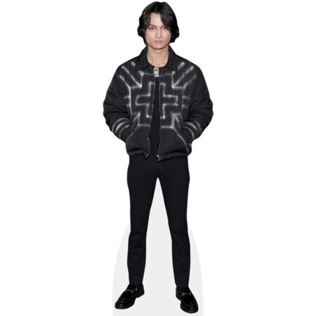 Featured image for “Rio Mangini (Black Outfit) Cardboard Cutout”