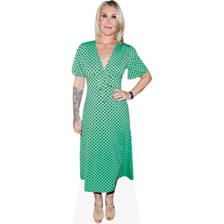 Featured image for “Jo O'Meara (Green Dress) Cardboard Cutout”