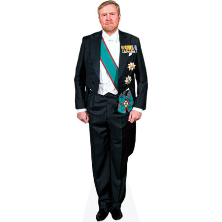 Featured image for “King Willem-Alexander Of The Netherlands (Medals) Cardboard Cutout”