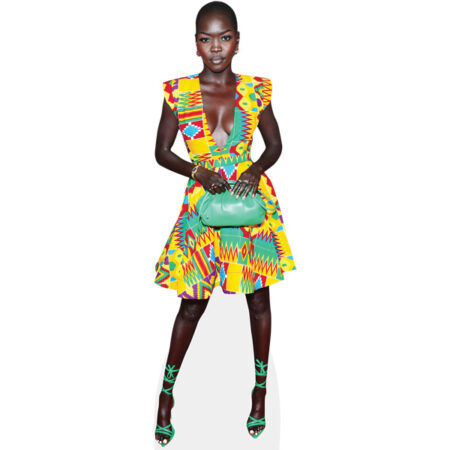Featured image for “Nyakim Gatwech (Yellow Dress) Cardboard Cutout”