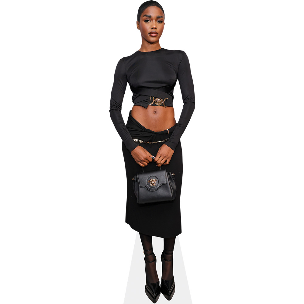 Featured image for “Eva Apio (Black Outfit) Cardboard Cutout”