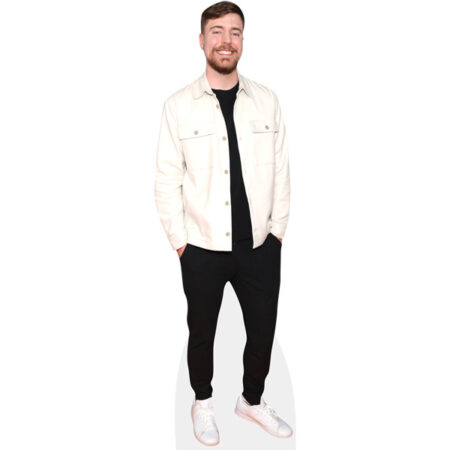 Featured image for “Jimmy Donaldson (White Jacket) Cardboard Cutout”