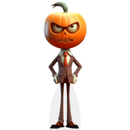 Featured image for “Childs Halloween (Angry Pumpkin) Cardboard Cutout”