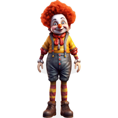 Featured image for “Childs Halloween (Clown) Cardboard Cutout”