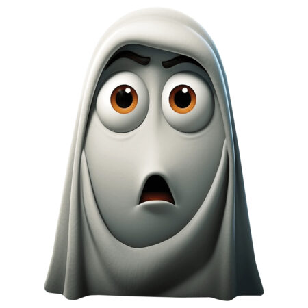 Featured image for “Childs Halloween (Shocked Ghost) Big Head”
