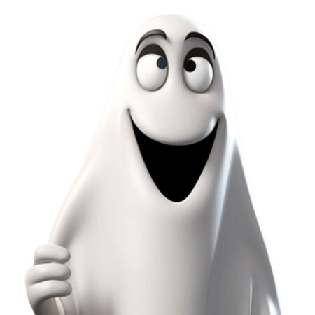 Featured image for “Childs Halloween (Silly Ghost) Half Body Buddy”