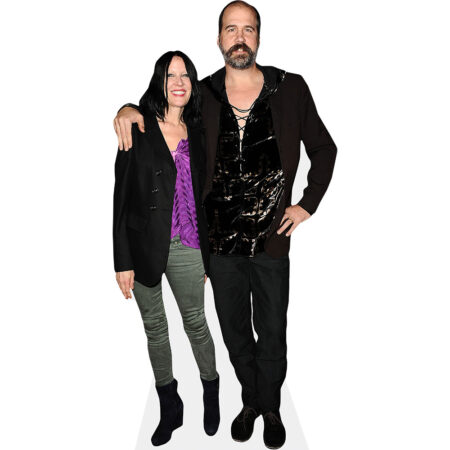 Featured image for “Darbury Stenderu And Krist Novoselic (Duo 1) Mini Celebrity Cutout”