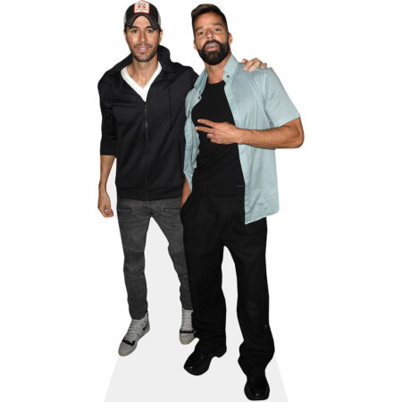 Featured image for “Enrique Iglesias And Ricky Martin (Duo 1) Mini Celebrity Cutout”