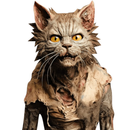 Featured image for “Halloween (Rabid Cat) Half Body Buddy”