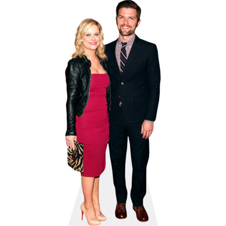 Featured image for “Amy Poehler and Adam Scott (Duo 1) Mini Celebrity Cutout”