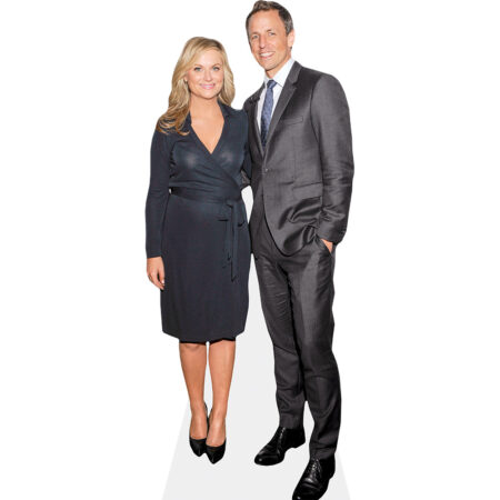 Featured image for “Seth Meyers And Amy Poehler (Duo 1) Mini Celebrity Cutout”