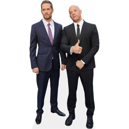 Featured image for “Vin Diesel And Paul Walker (Duo) Mini Celebrity Cutout”