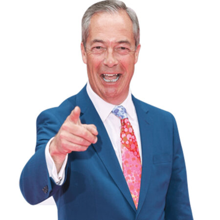 Featured image for “Nigel Farage (Pointing) Half Body Buddy”