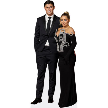 Featured image for “Saffron Barker And Louis Rees-Zammit (Duo) Mini Celebrity Cutout”