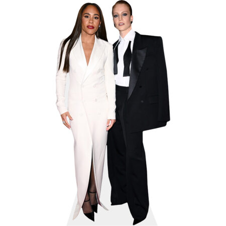 Featured image for “Alex Scott And Jess Glynne (Duo) Mini Celebrity Cutout”
