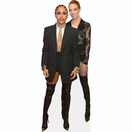 Featured image for “Alex Scott And Jess Glynne (Duo 2) Mini Celebrity Cutout”